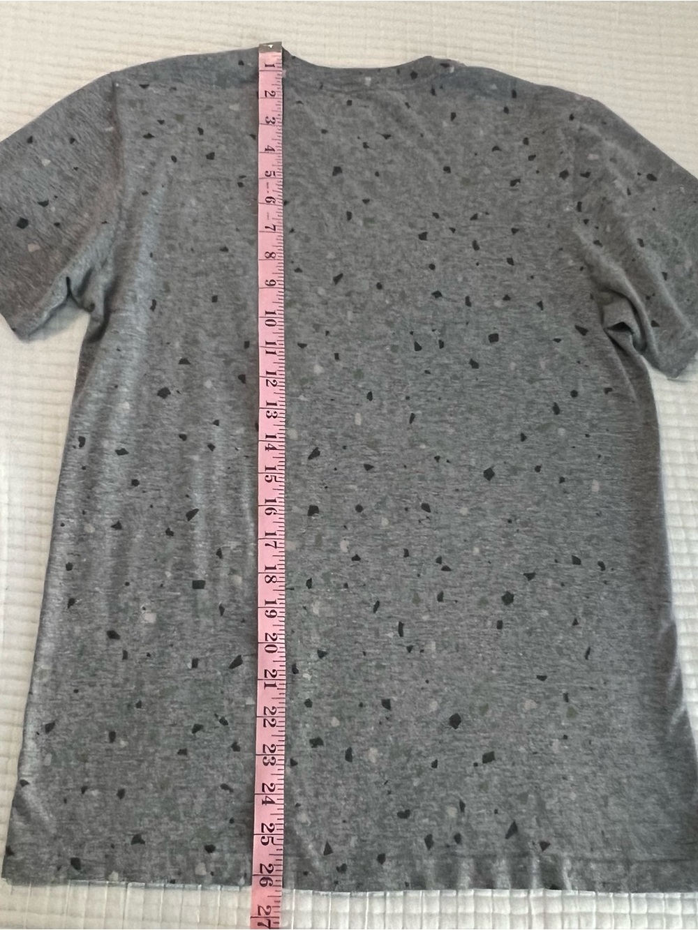 Nike Grey Marled Logo Crew Tee - Picture 2 of 4